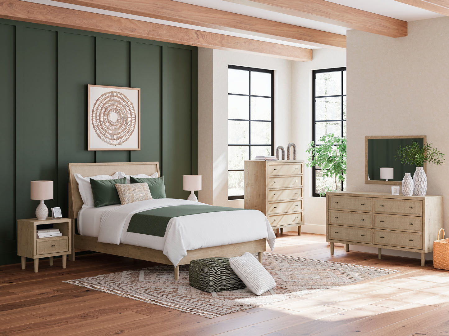 Cielden Panel Bed