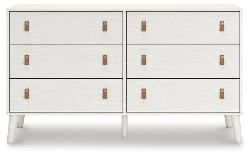 Aprilyn Queen Bookcase Headboard with Dresser, Chest and Nightstand