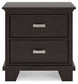 Twin Panel Bed with Mirrored Dresser and Nightstand