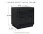Londer California King Panel Bed with Mirrored Dresser, Chest and 2 Nightstands