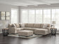 Newellen 3-Piece Sectional with Chaise