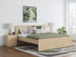 Onita Queen Panel Platform Bed with 2 Side Storage