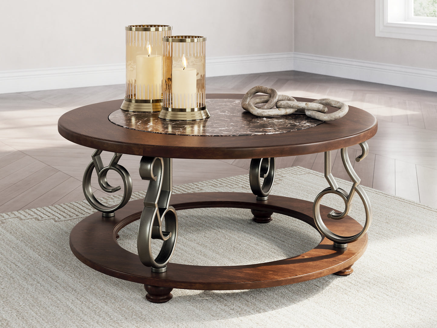 Frallyn Round Cocktail Table