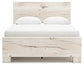 Lawroy Queen Panel Bed with Mirrored Dresser and Chest