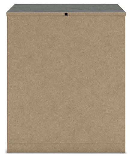 King Panel Storage Bed with Mirrored Dresser and Nightstand