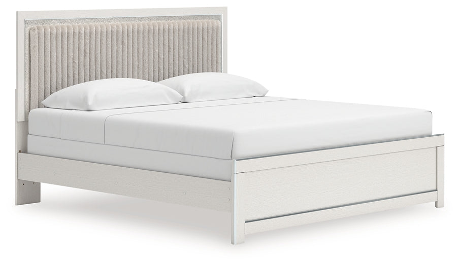 Zuraleus King Upholstered Panel Bed