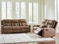Mackmenville Reclining Sofa and Reclining Loveseat with Console