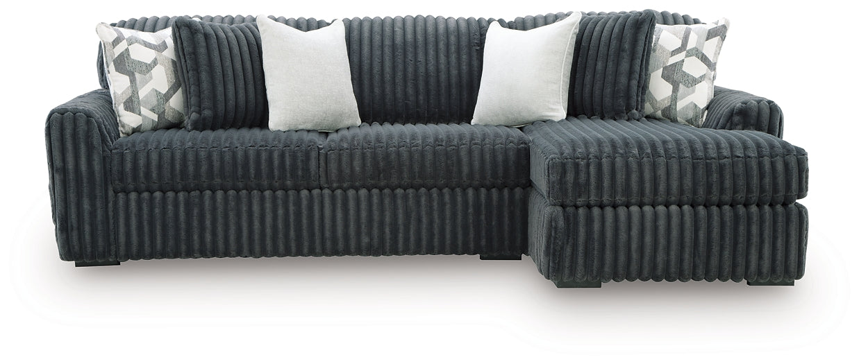 Midnight-Madness 2-Piece Sectional Sofa Chaise