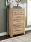 Makidern Five Drawer Chest