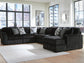 Midnight-Madness 6-Piece Sectional with Chaise