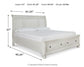 Robbinsdale King Sleigh Bed with Storage