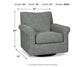 Renley Swivel Glider Accent Chair